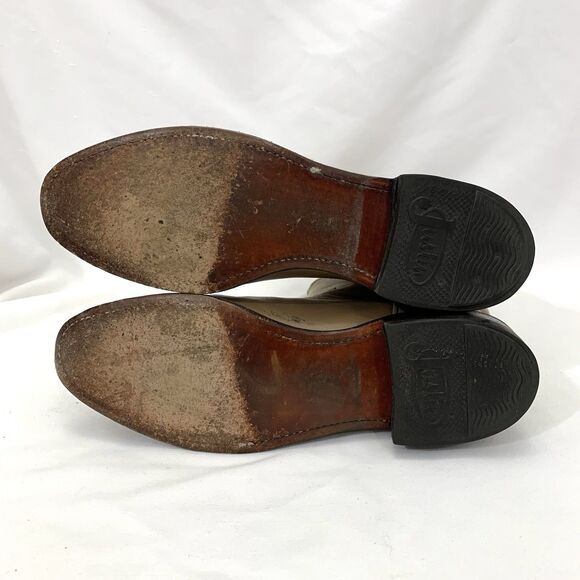 Justin Women Western Sz 6.5 B Tan Leather Round Toe Pull On Cowgirl Boot L3710 - Picture 13 of 13